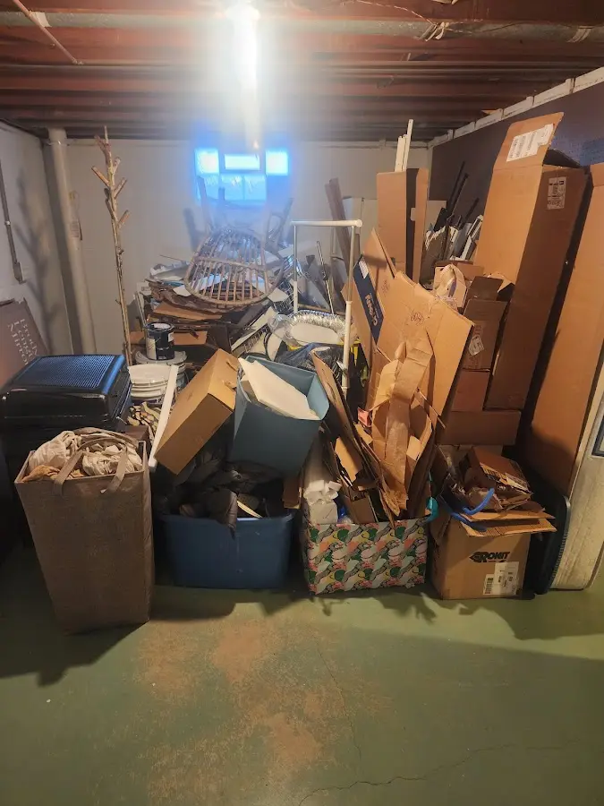 Roll-off dumpster container at job site for Construction Dumpster Rental in Birmingham